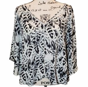 Jessica Simpson Oversize "Reece" Blouse Size M